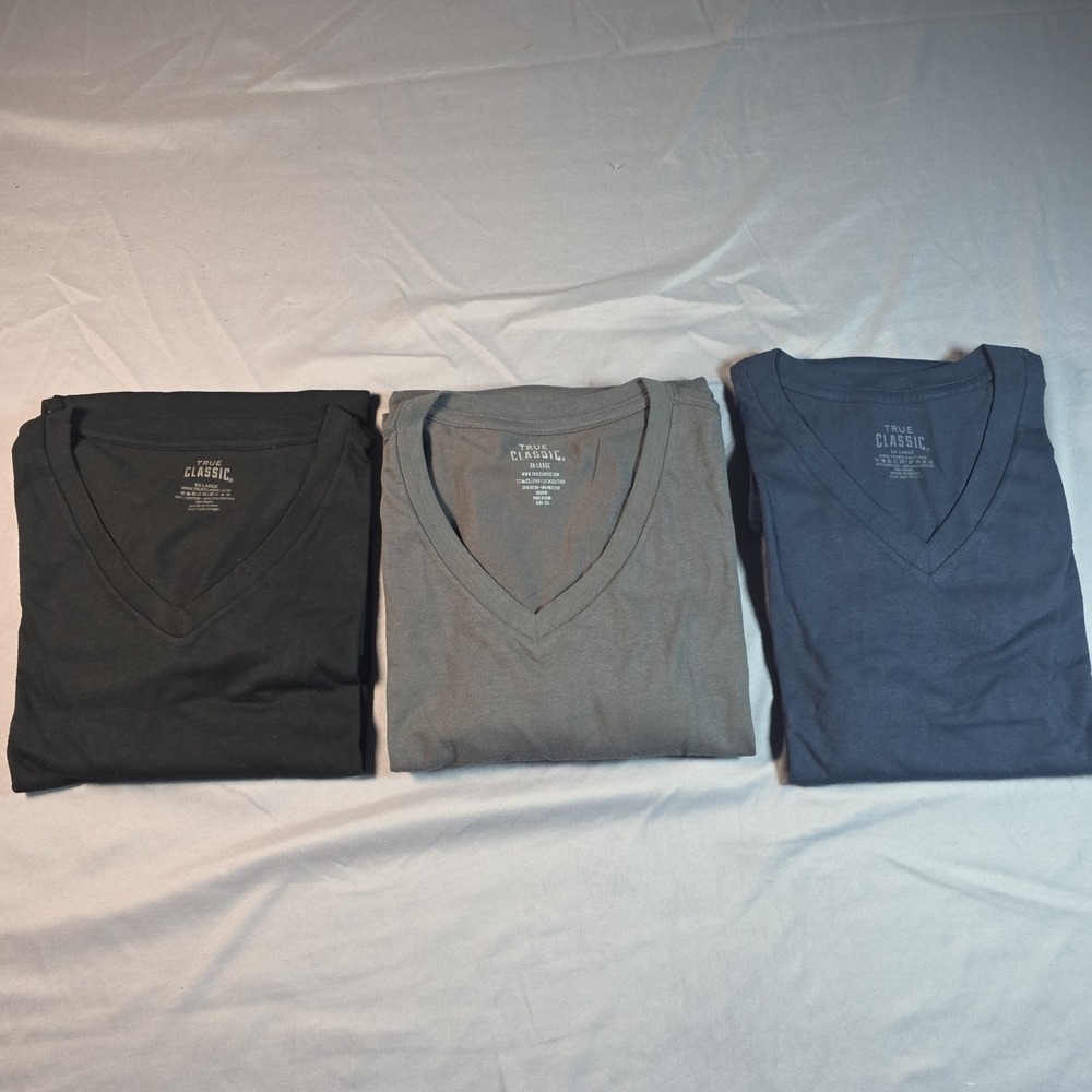 True Classic V Neck 3 pack variety XXL 2X